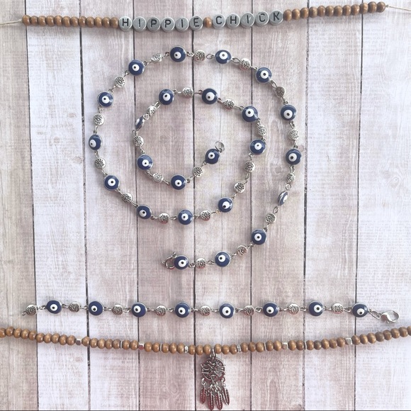 Beach Gypsea Design Jewelry - 🧿🧿🧿Evil Eye Necklace➰Anklet➰Bracelet🧿🧿🧿